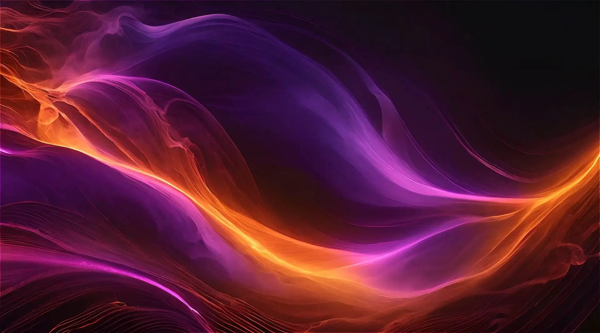 Abstract Color Wave Motion Dynamic Fluid Animation